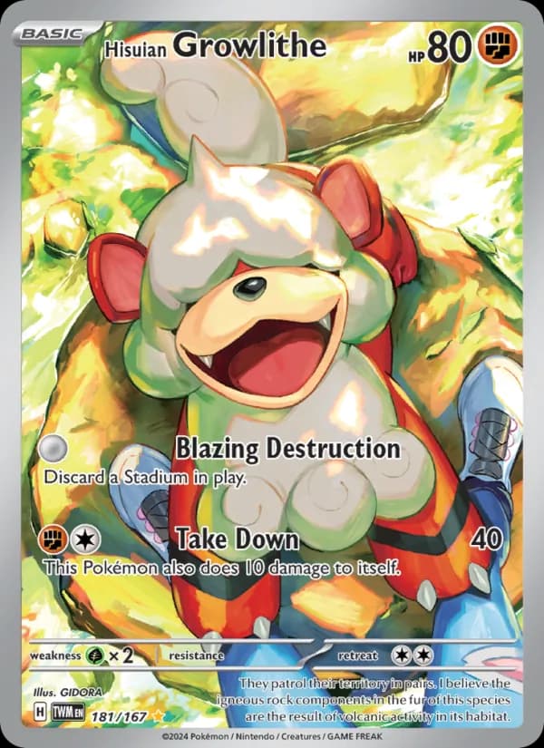 Hisuian Growlithe 181/167, Twilight Masquerade