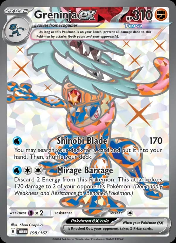 Greninja ex 198/167, Twilight Masquerade