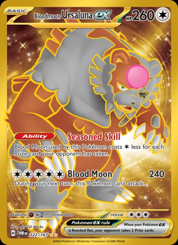 Bloodmoon Ursaluna ex 222/167, Twilight Masquerade