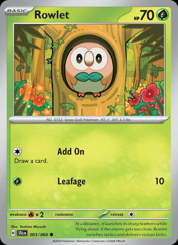 Rowlet 003/64, Shrouded Fable