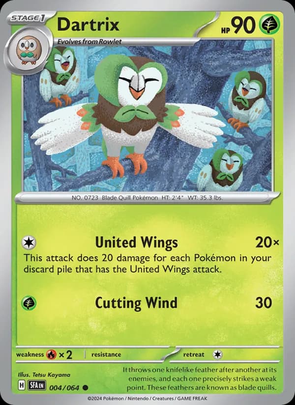 Dartrix 004/64, Shrouded Fable