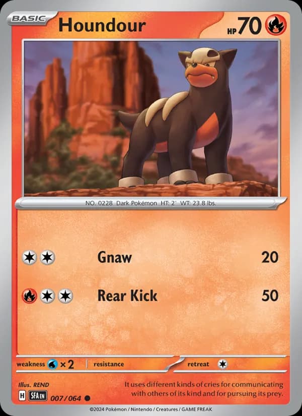 Houndour 007/64, Shrouded Fable