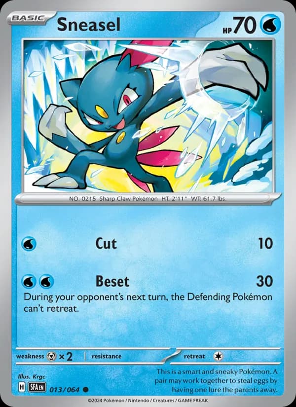 Sneasel 013/64, Shrouded Fable