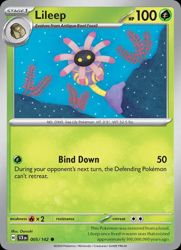 Lileep 005/142, Stellar Crown