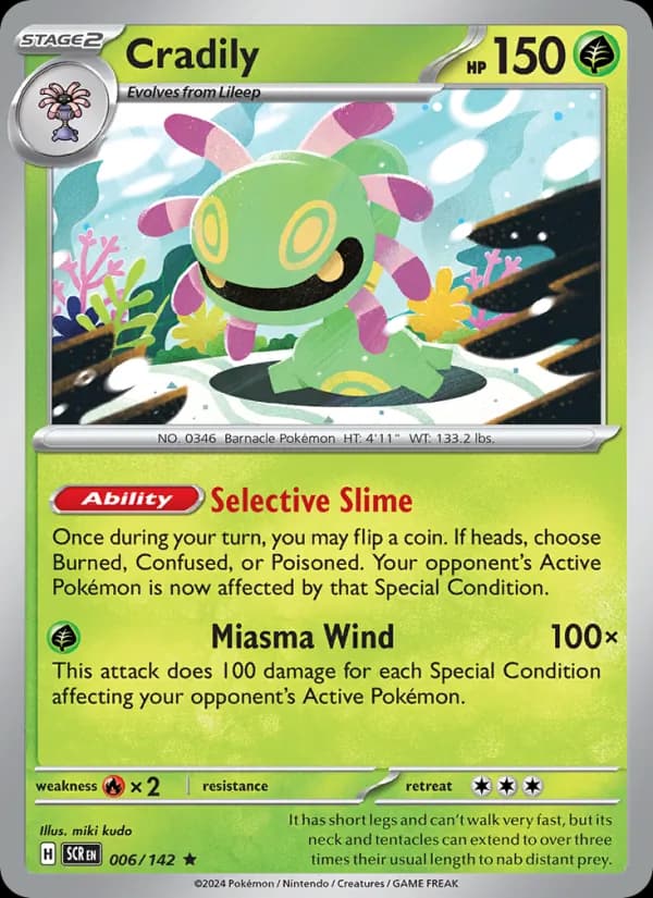 Cradily 006/142, Stellar Crown