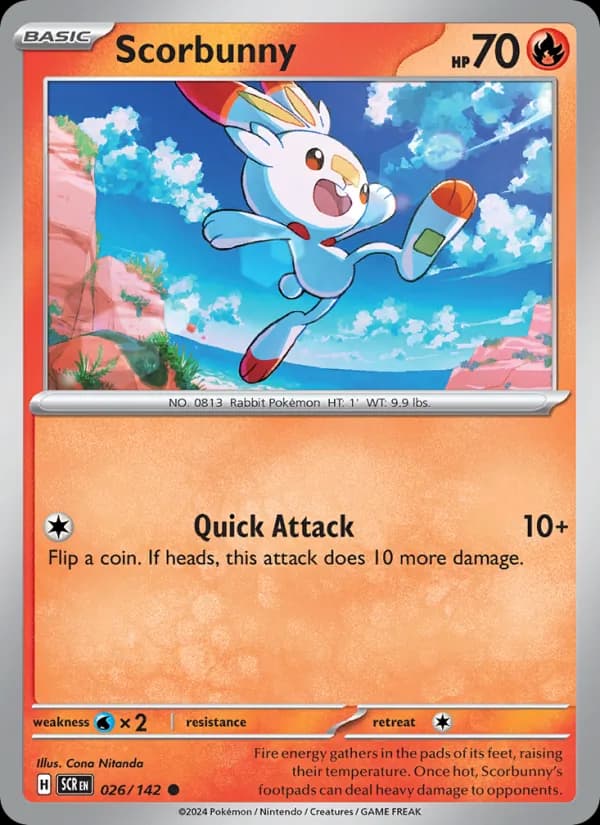 Scorbunny 026/142, Stellar Crown