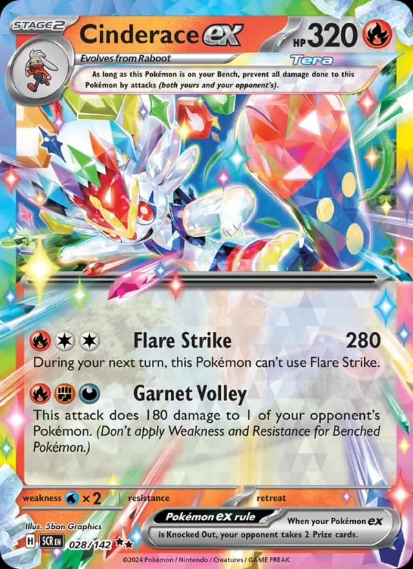 Cinderace ex 028/142, Stellar Crown