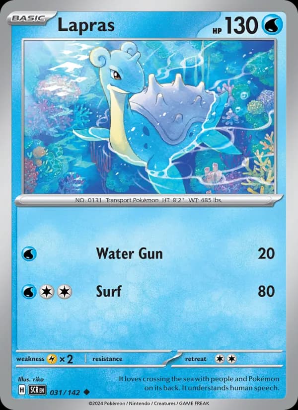 Lapras 031/142, Stellar Crown