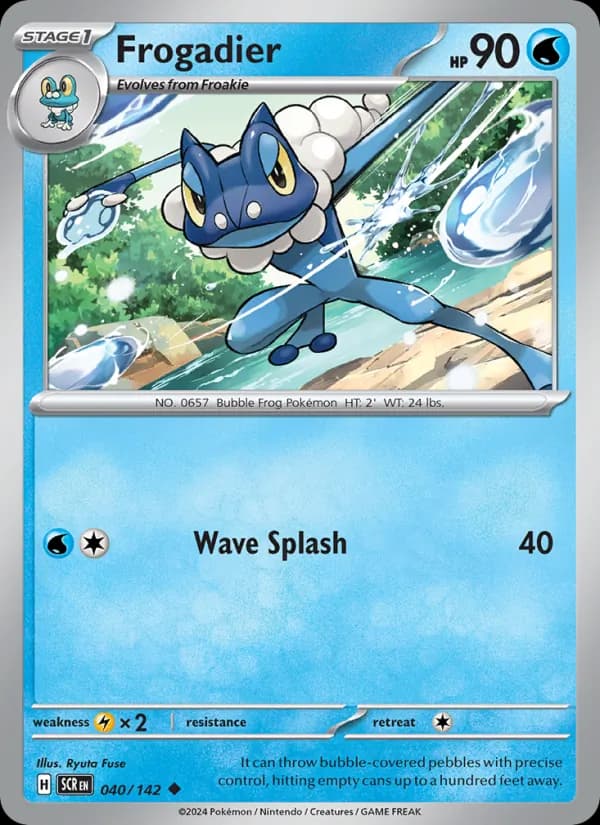 Frogadier 040/142, Stellar Crown