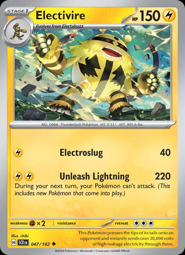 Electivire 047/142, Stellar Crown