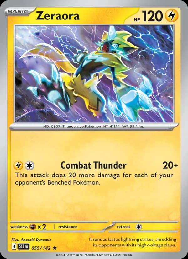 Zeraora 055/142, Stellar Crown