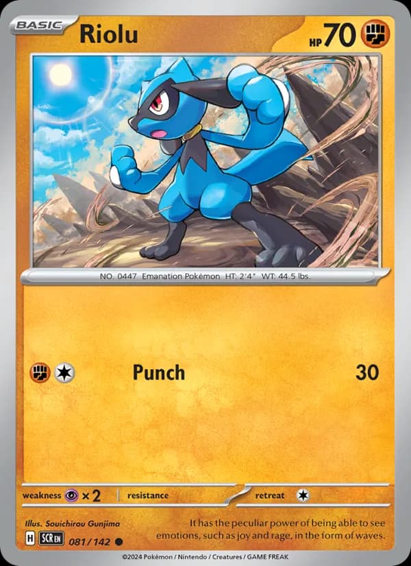 Riolu 081/142, Stellar Crown