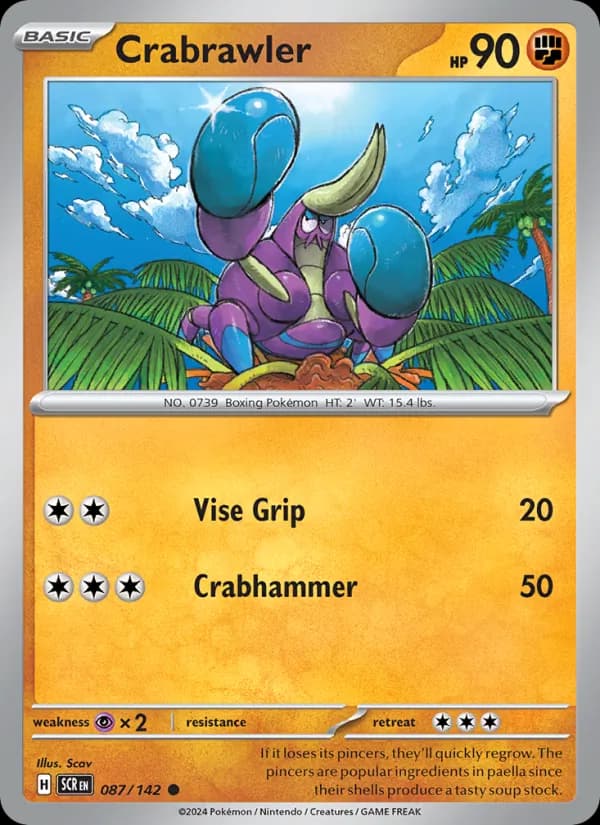 Crabrawler 087/142, Stellar Crown