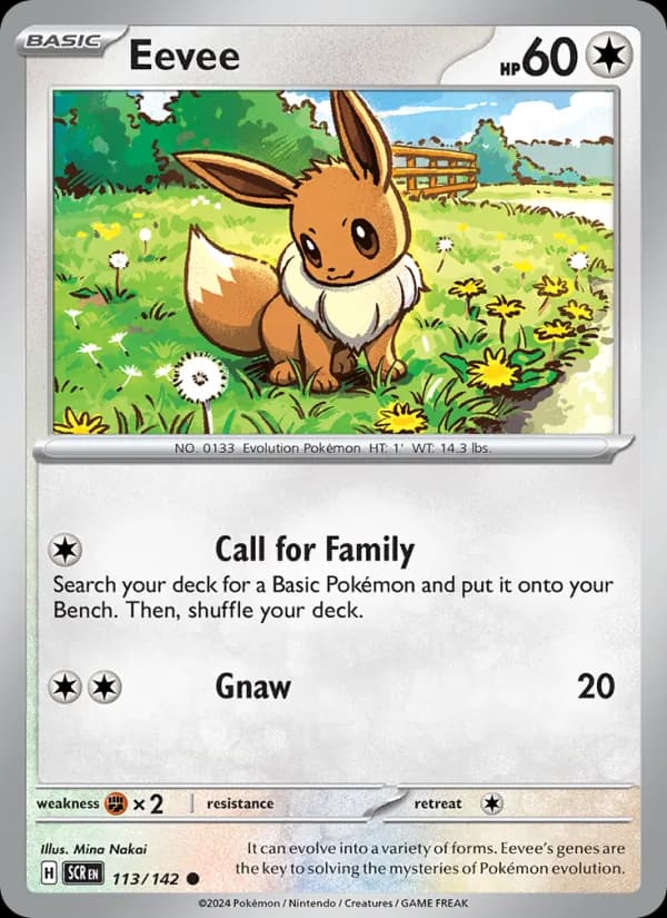 Eevee 113/142, Stellar Crown