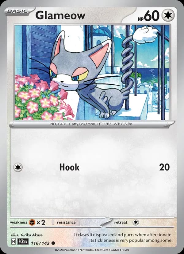 Glameow 116/142, Stellar Crown