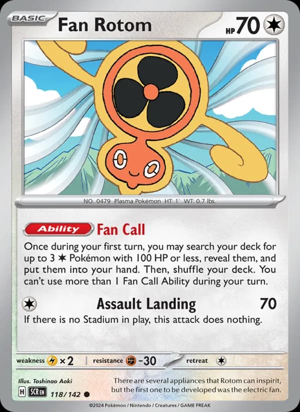 Fan Rotom 118/142, Stellar Crown