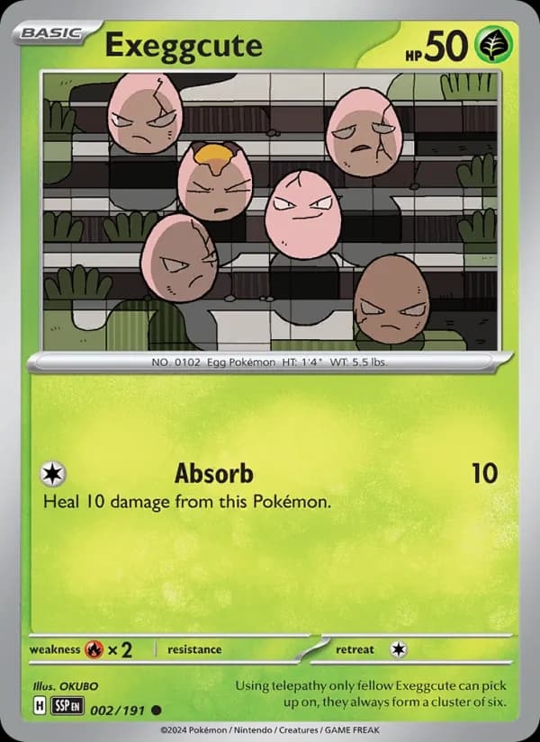 Exeggcute 002/191, Surging Sparks