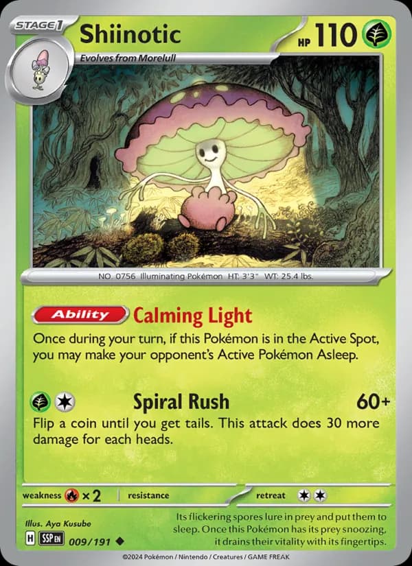 Shiinotic 009/191, Surging Sparks
