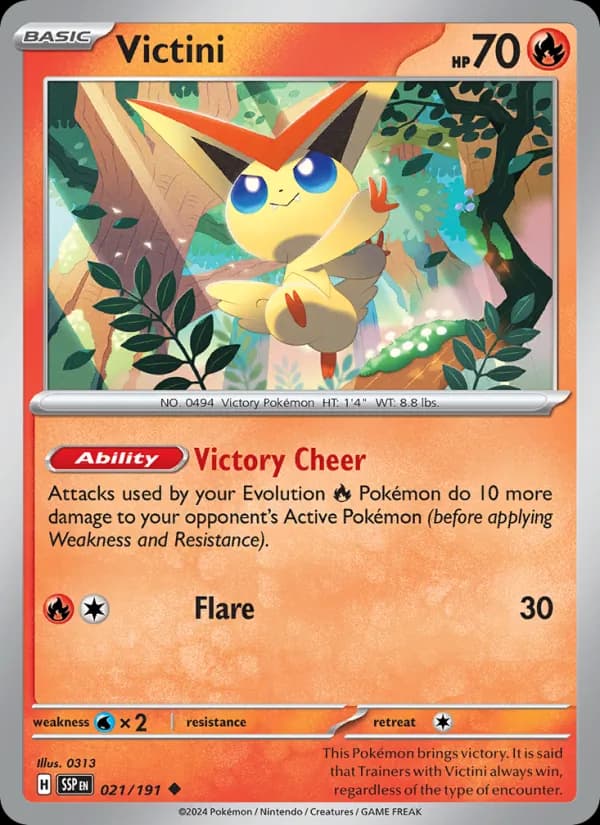 Victini 021/191, Surging Sparks