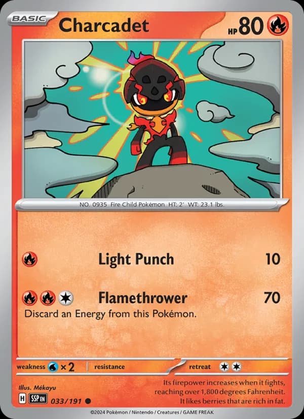 Charcadet 033/191, Surging Sparks