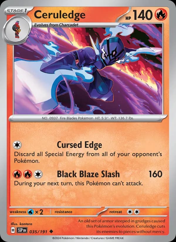 Ceruledge 035/191, Surging Sparks