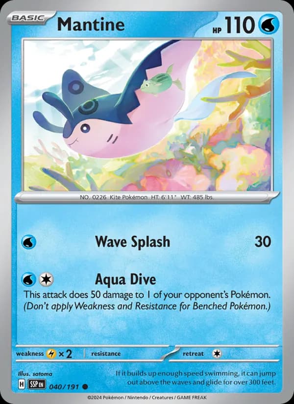 Mantine 040/191, Surging Sparks