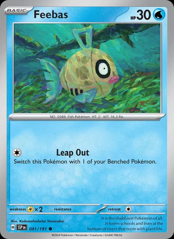 Feebas 041/191, Surging Sparks