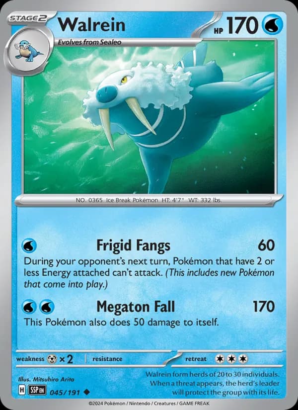 Walrein 045/191, Surging Sparks