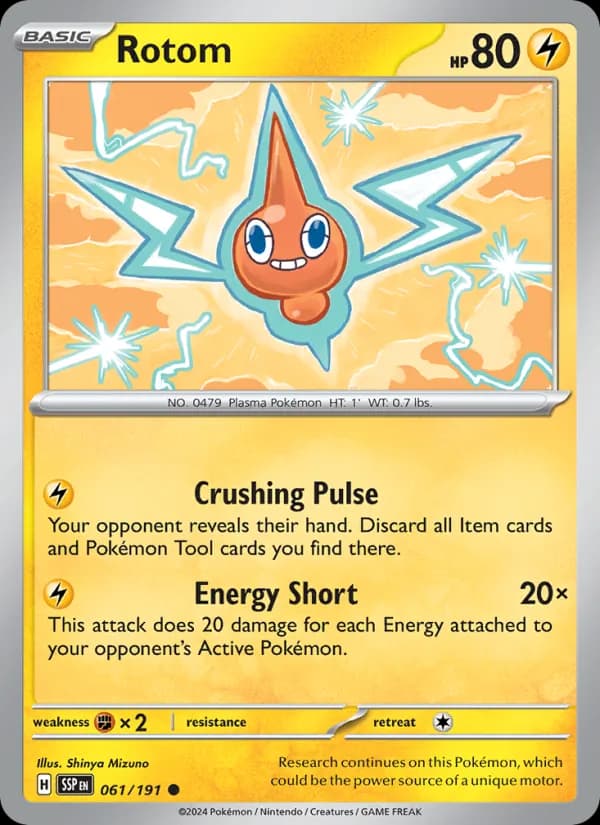 Rotom 061/191, Surging Sparks