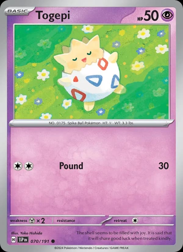 Togepi 070/191, Surging Sparks