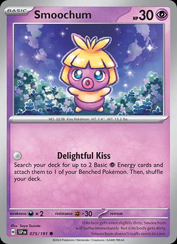 Smoochum 075/191, Surging Sparks
