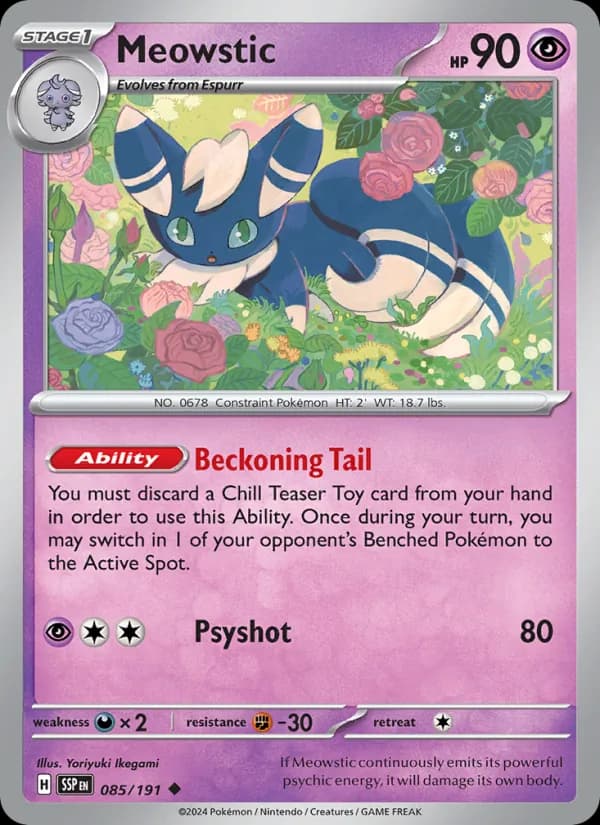 Meowstic 085/191, Surging Sparks