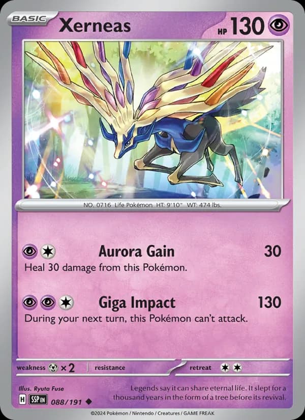 Xerneas 088/191, Surging Sparks