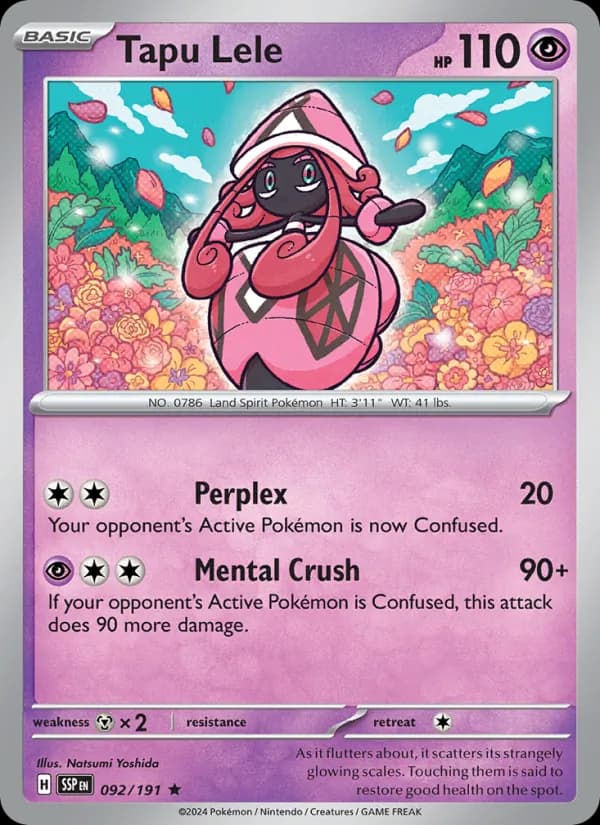 Tapu Lele 092/191, Surging Sparks