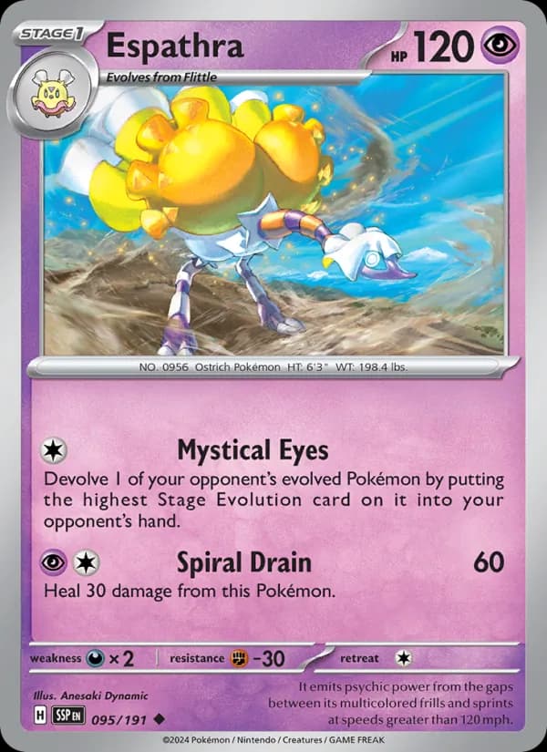 Espathra 095/191, Surging Sparks