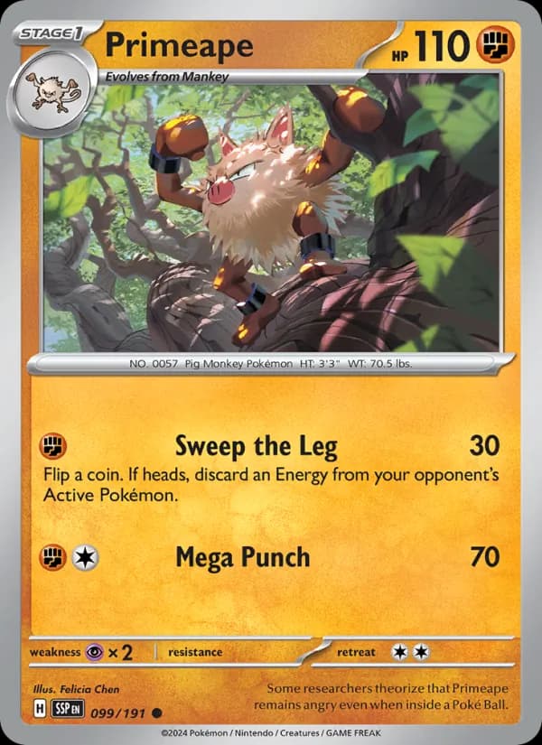 Primeape 099/191, Surging Sparks