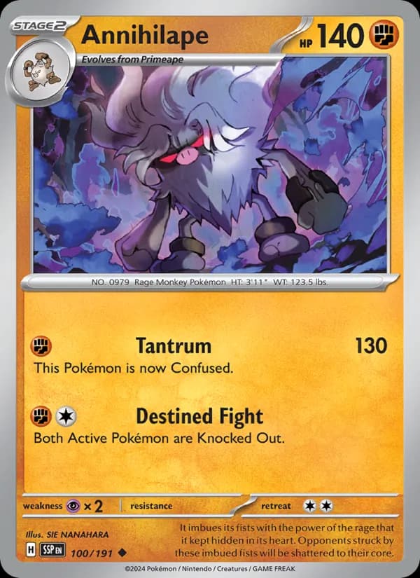 Annihilape 100/191, Surging Sparks