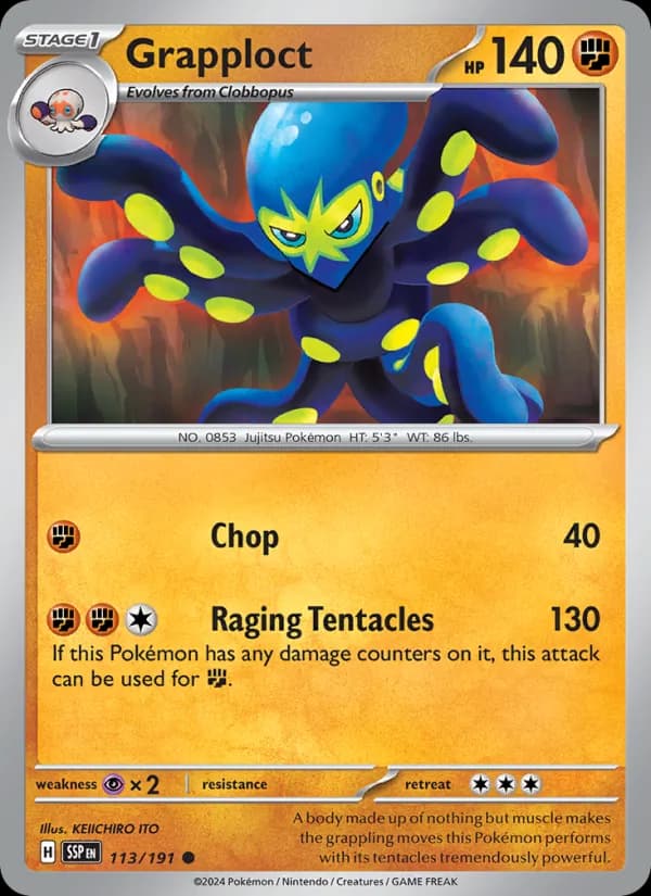 Grapploct 113/191, Surging Sparks