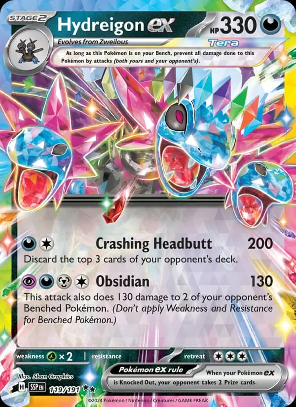 Hydreigon ex 119/191, Surging Sparks