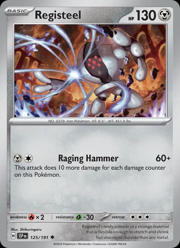 Registeel 125/191, Surging Sparks