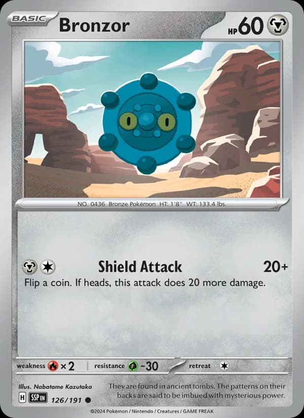 Bronzor 126/191, Surging Sparks