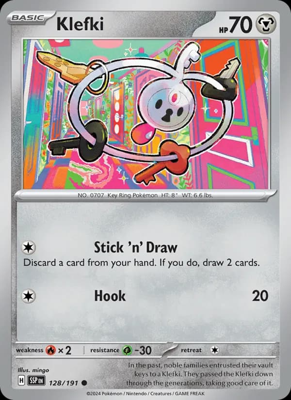 Klefki 128/191, Surging Sparks