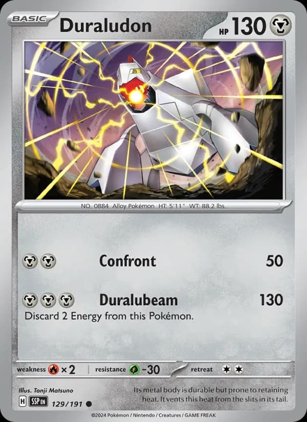 Duraludon 129/191, Surging Sparks
