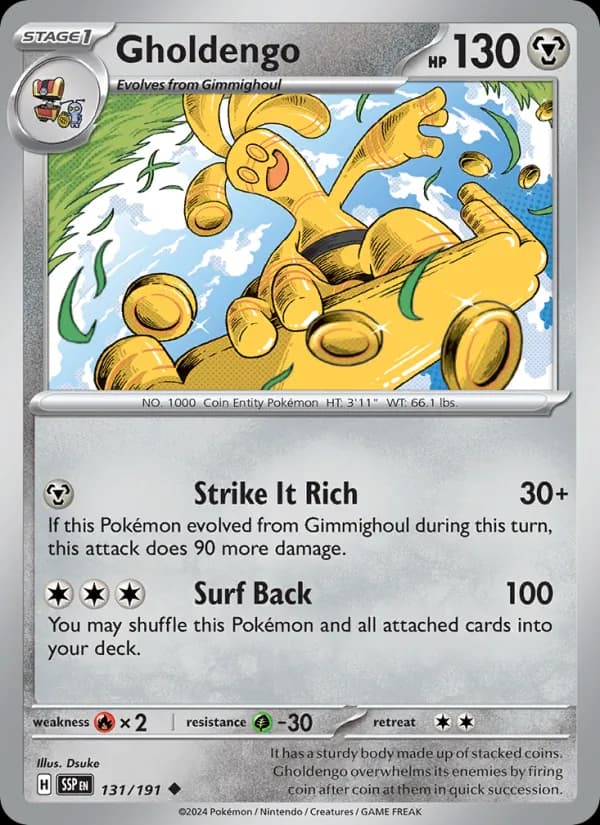 Gholdengo 131/191, Surging Sparks
