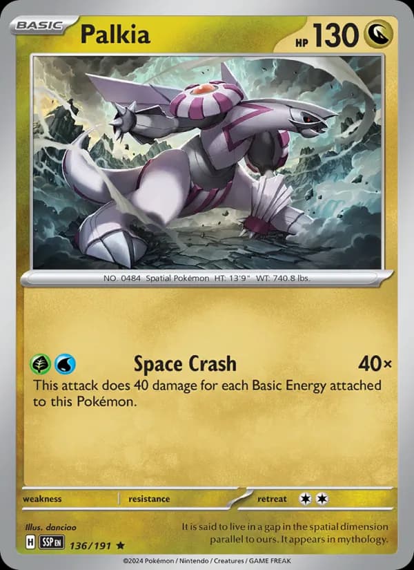 Palkia 136/191, Surging Sparks