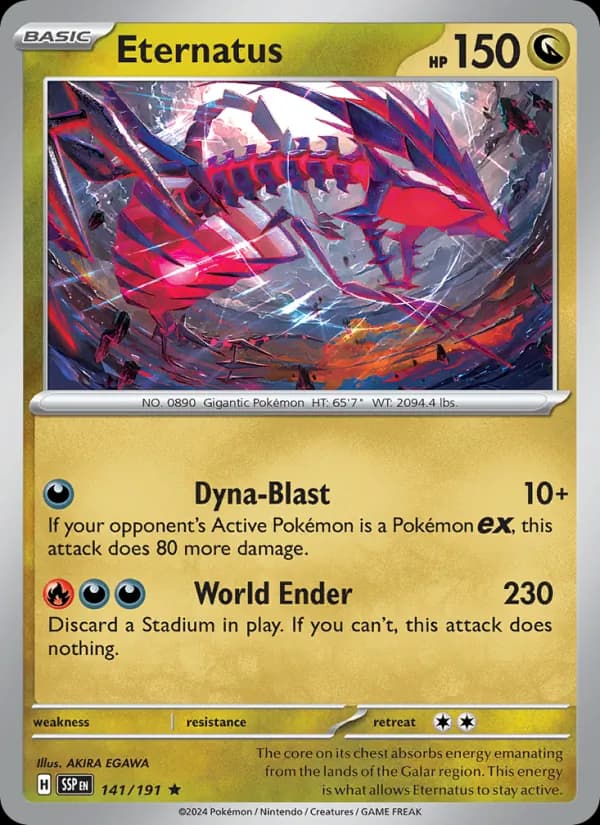 Eternatus 141/191, Surging Sparks