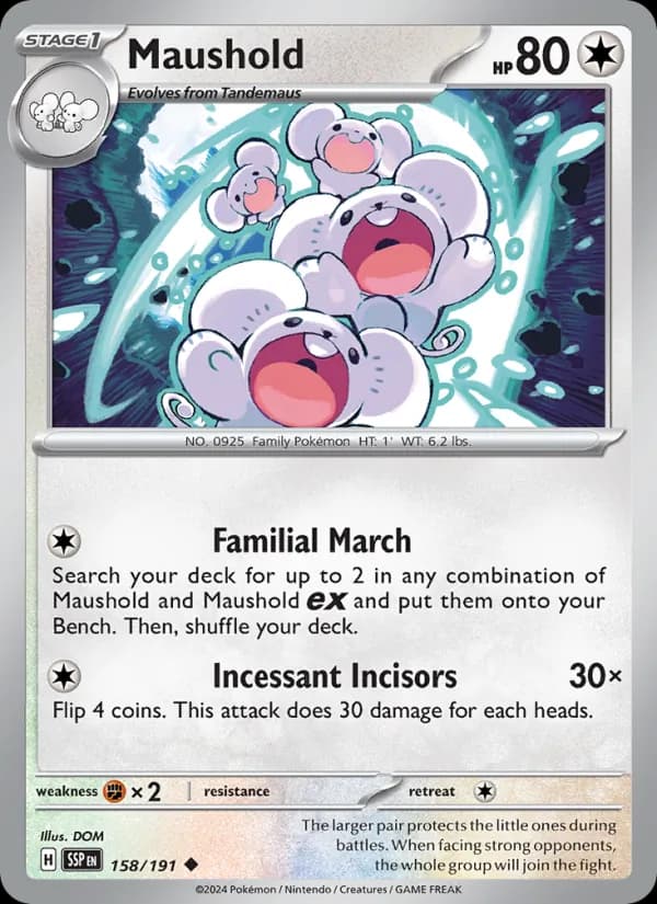 Maushold 158/191, Surging Sparks