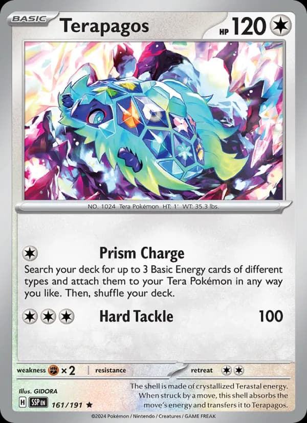 Terapagos 161/191, Surging Sparks