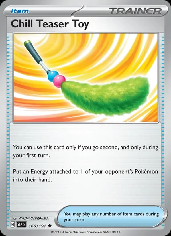 Chill Teaser Toy 166/191, Surging Sparks