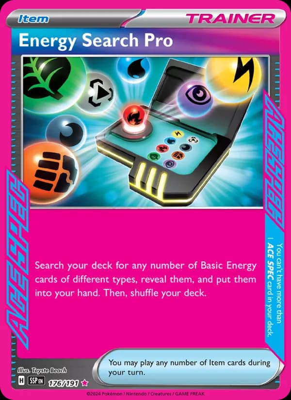 Energy Search Pro 176/191, Surging Sparks